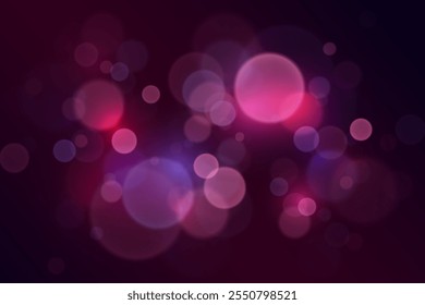 Fondo bokeh colorido, efecto de luz de las luces y la bengala. Vector EPS10