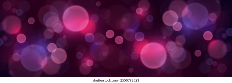 Colorful bokeh background, light effect of lights and flare. Vector EPS10