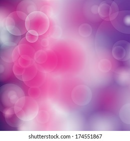 Colorful bokeh background. Vector EPS10.