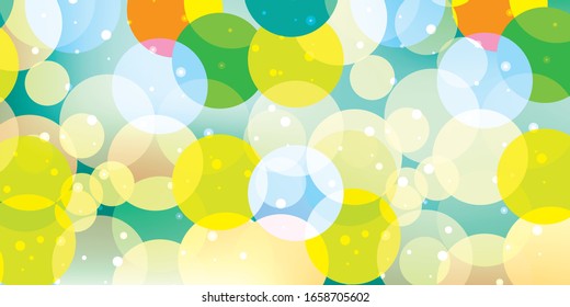 Colorful bokeh background. Vector illustration