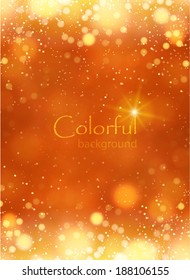 Colorful bokeh background. Vector illustration
