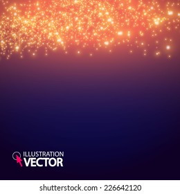 Colorful bokeh background. Vector illustration  