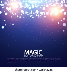 Colorful bokeh background. Vector illustration