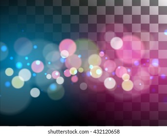 Colorful bokeh background. Vector illustration