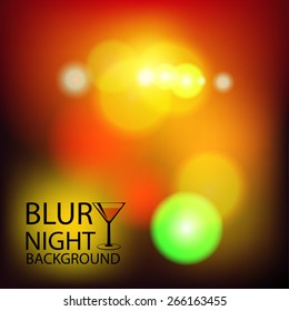 Colorful bokeh blur background