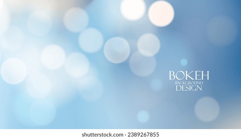 Colorful bokeh light background design