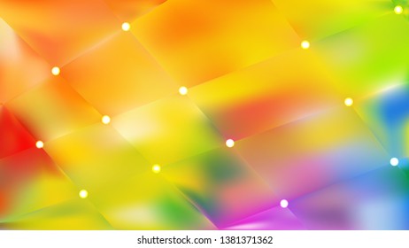Colorful Bokeh Lights Background Vector