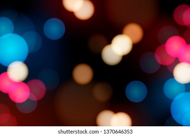 Colorful bokeh lights patterned background vector