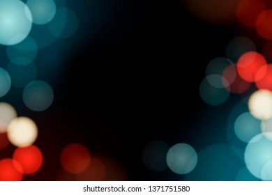 Colorful bokeh lights patterned background vector