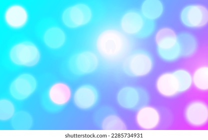 Fondo colorido del bokeh luz suave de fondo abstracto, Vector eps 10 ilustración de partículas de bokeh, decoración de fondo