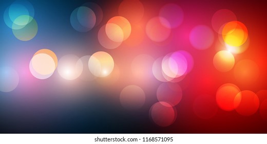 colorful bokeh vector background
