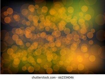 Colorful bokeh vector background