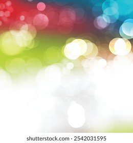 Imagen de fondo de Vector Bokeh colorido