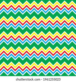 colorful and bold chevron pattern