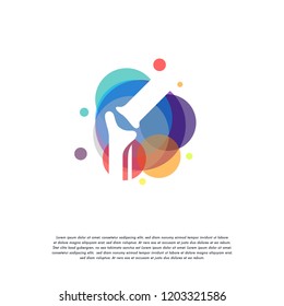 Colorful Bone logo vector, Knee logo designs template, design concept, logo, logotype element for template