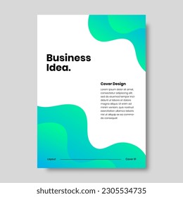 Colorful book cover brochure designs. Vector illustration.