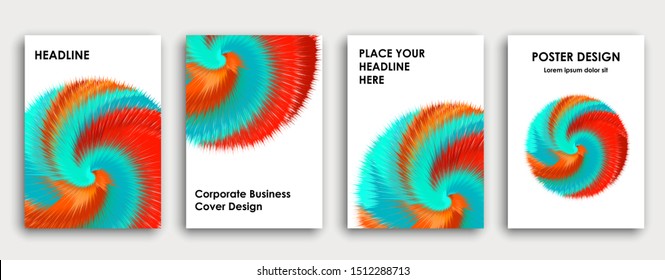 Colorful book cover page design. Abstract background. Paint explosion. Poster, corporate business annual report, a4 brochure, creative magazine mockup. Bright brush strokes. Multi-colored vector.