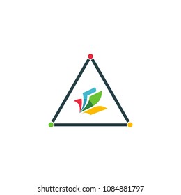 colorful book logo