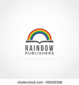 Colorful Book Logo