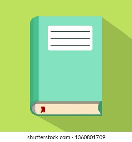 colorful book vector illustration in flat design 