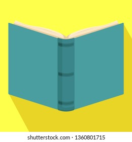 colorful book vector illustration in flat design 