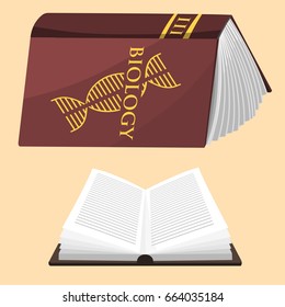 Colorful book vector illustration learn literature study opened education knowledge document textbook