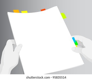 Colorful bookmarks