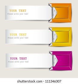 Marcadores coloridos con lugar para el texto