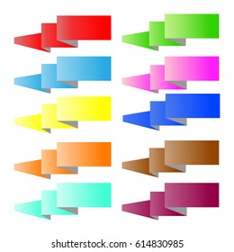 Colorful bookmarks for speech