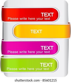 Colorful bookmarks for speech