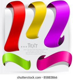 Colorful bookmarks for text