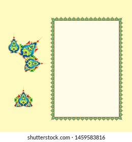 a colorful border, frame, vector a unique and best frame. 