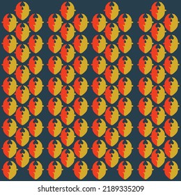 Colorful Botanical Garden Pattern Design 