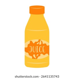 Colorful bottles and cans of various fruit drinks and beverages. Summer cold soft drinks and fruit juice