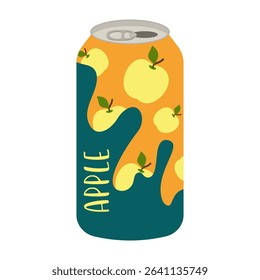 Colorful bottles and cans of various fruit drinks and beverages. Summer cold soft drinks and fruit juice