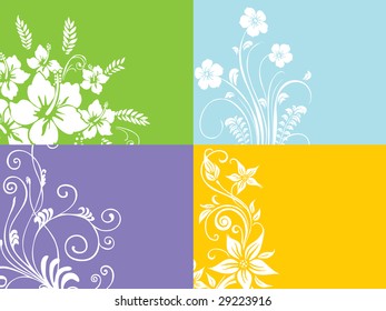 colorful box with artistic design, vector illustration