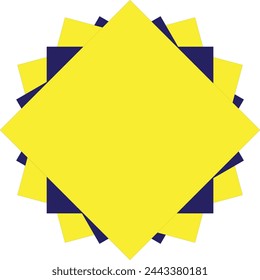 Archivo vectorial de forma de cuadro colorido