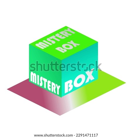 colorful box vector, box illustration