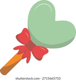 Caja colorida envuelta en el logotipo del caramelo, ilustración de la comida dulce. conveniente para el cartel y el icono del Web