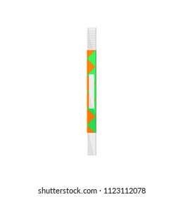 Colorful bracelet, template for security access, control or identification at events vector Illustration on a white background