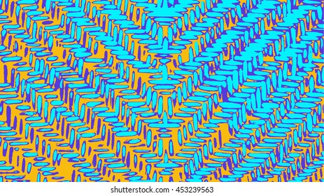 Colorful Braided Basket Texture Background. Vector illustration.