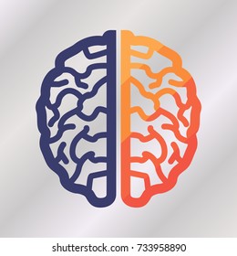 Colorful brain icon