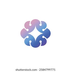 colorful brain logo with spark - technology logo - spark logo