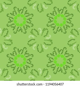 Colorful branches elegant seamless floral motif pattern, stylized flowers organic print, vector ornate background. Retro floral stylized organic seamless textile vector with flowers and twigs.
