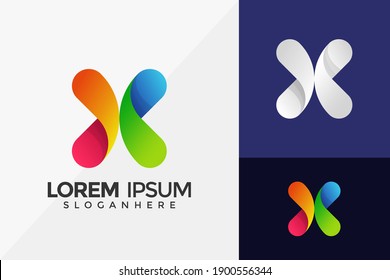 Colorful Brand Identity Logo Design Template  Modern Logo Designs Vector Illustration Template