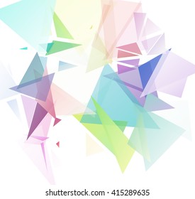Colorful Break Mosaic Background, Creative Design