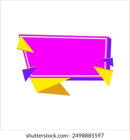 Colorful Breaking News Label Vector Element. Breaking News Lower Third Design