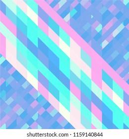 Colorful bricks in isometric with multi colors