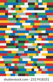 Colorful Bricks, Bricks Texture, Bricks Background, Building Blocks, Building Block Background, Bricks Wallpaper, Tile Texture, Tile Wallpaper, Vector Illustration Background