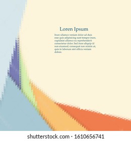 Colorful, bright abstract background from multicolored triangles. Vector Abstract geometric background with triangles - For business, corporate design, cover, booklet, brochure.
